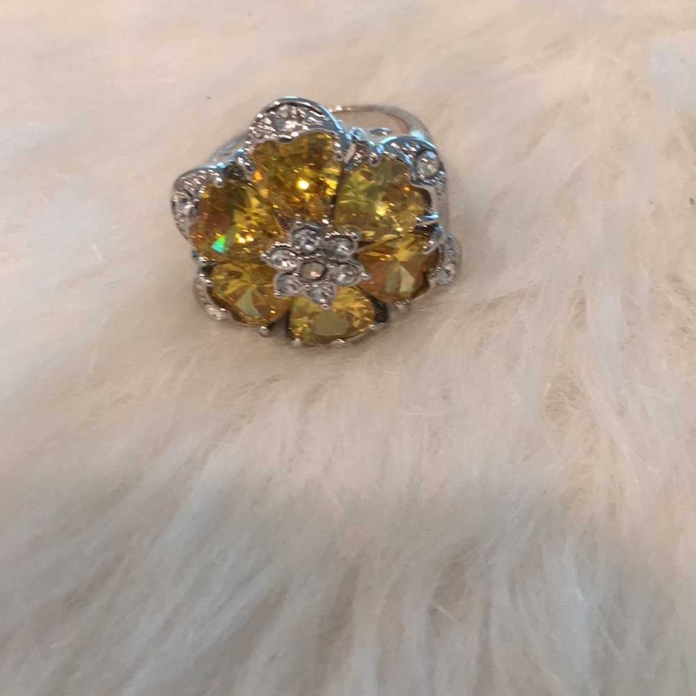 Yellow Stone Ring - image 1